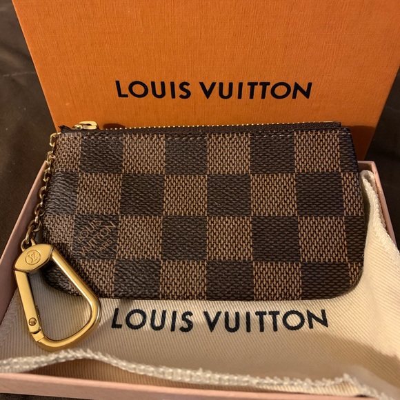 ***SOLD*** Louis Vuitton Damier Ebene Key Cles coin purse - Picture 1 of 5